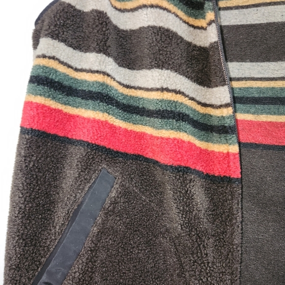 Vintage Y2K Pendelton Men's Multicolor Striped Sweater Vest Large Grandpa - Picture 4 of 10